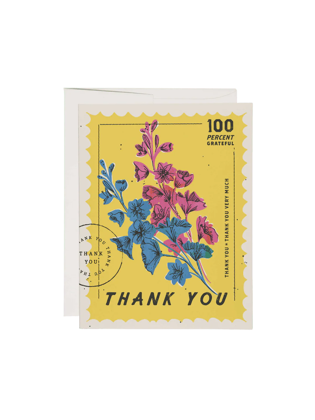 100 Percent Thank You Greeting Card