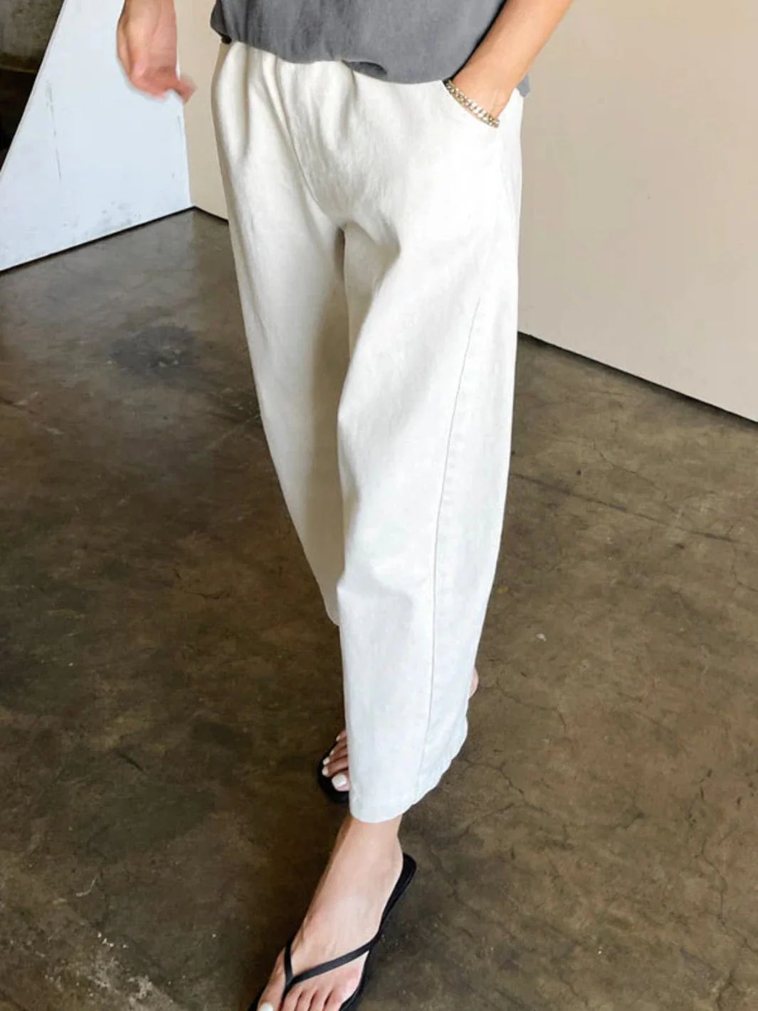 Arc Pants - Naturel - Image 4