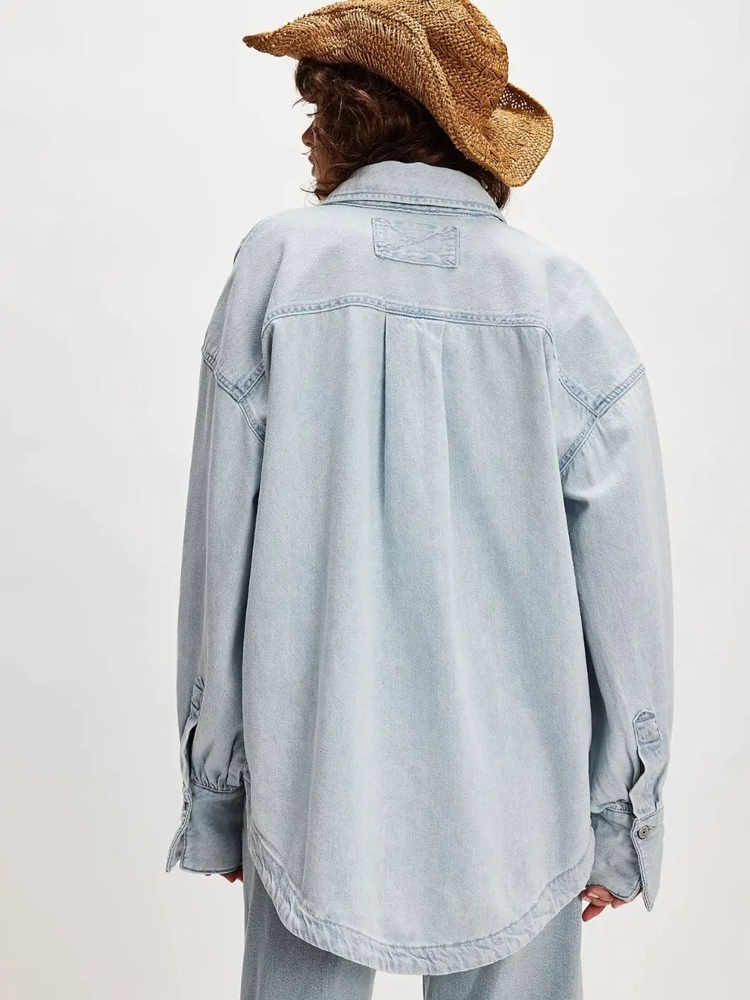 Ashley Denim Shirt - Classic Blue Wash - Image 9