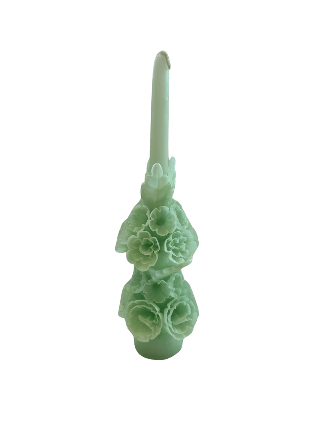 Banderilla Scaled Candle - Light Green