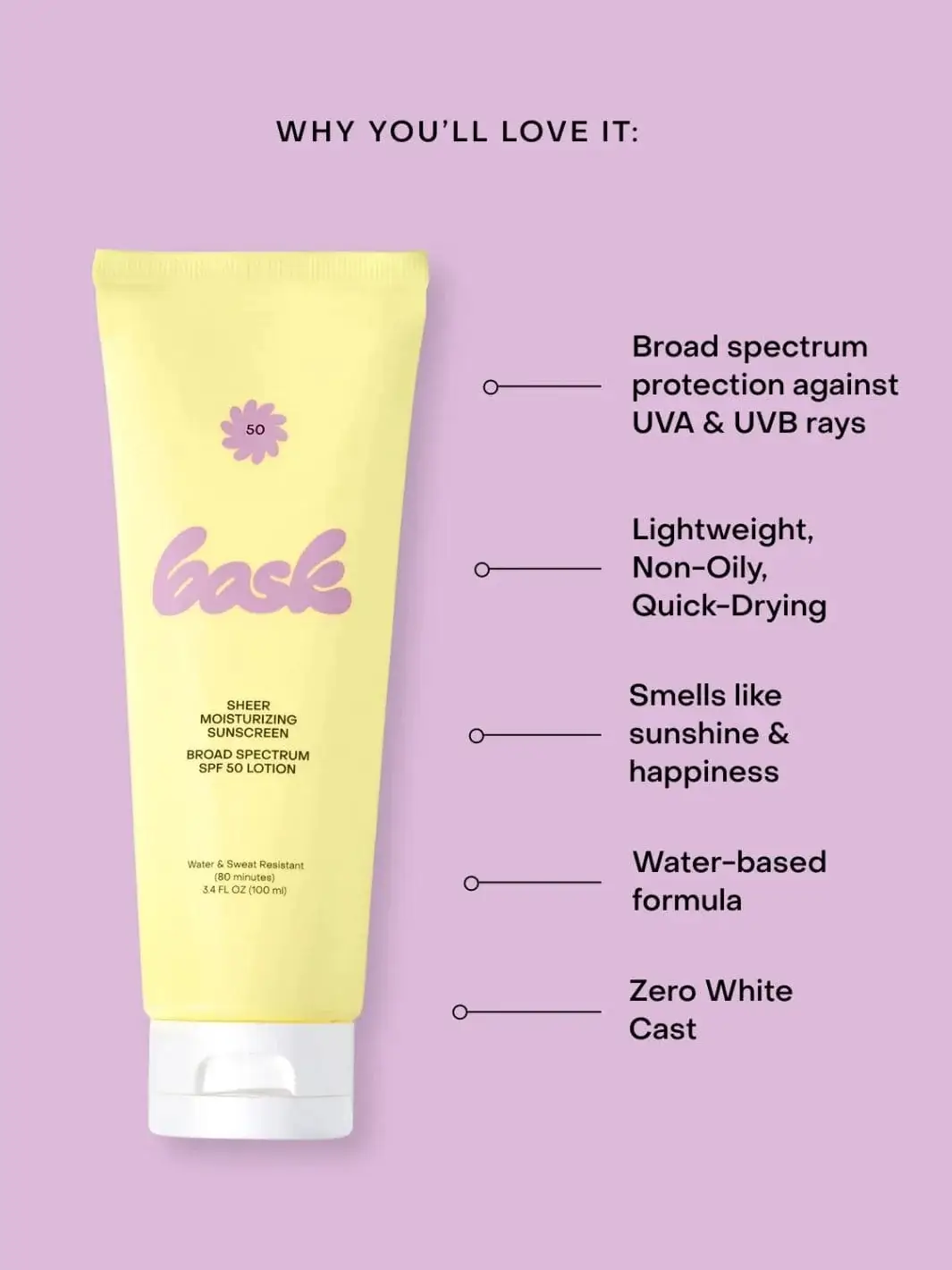 Bask SPF 50 Lotion Sunscreen - Image 4
