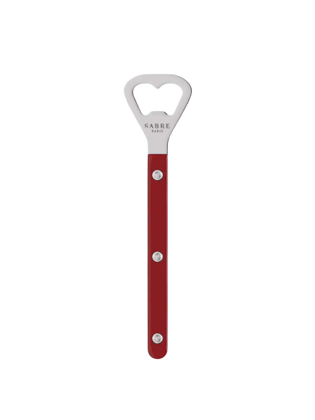 Bistrot Solid Shiny Bottle Opener - Burgundy