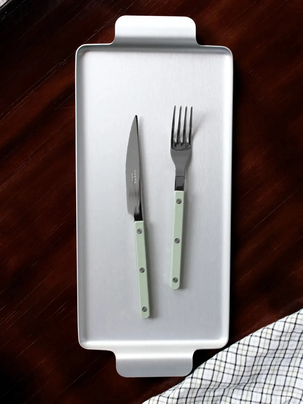 Bistrot Solid Shiny 5 Piece Cutlery Set - Asparagus - Image 3
