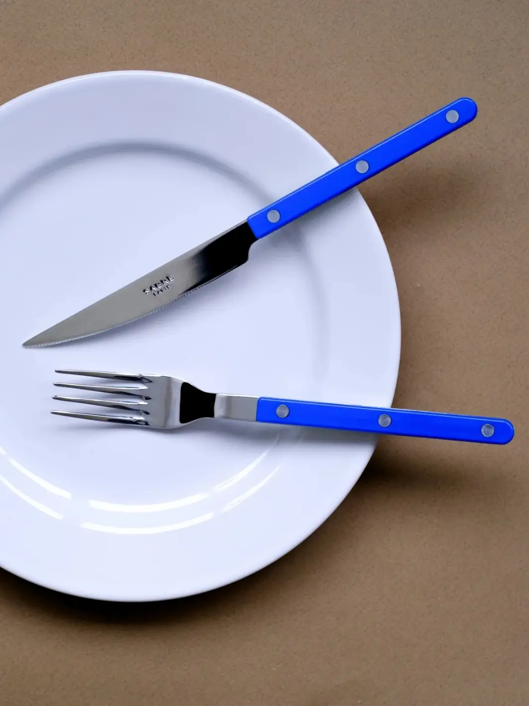 Bistrot Solid Shiny 5 Piece Cutlery Set - Lapis Blue - Image 2