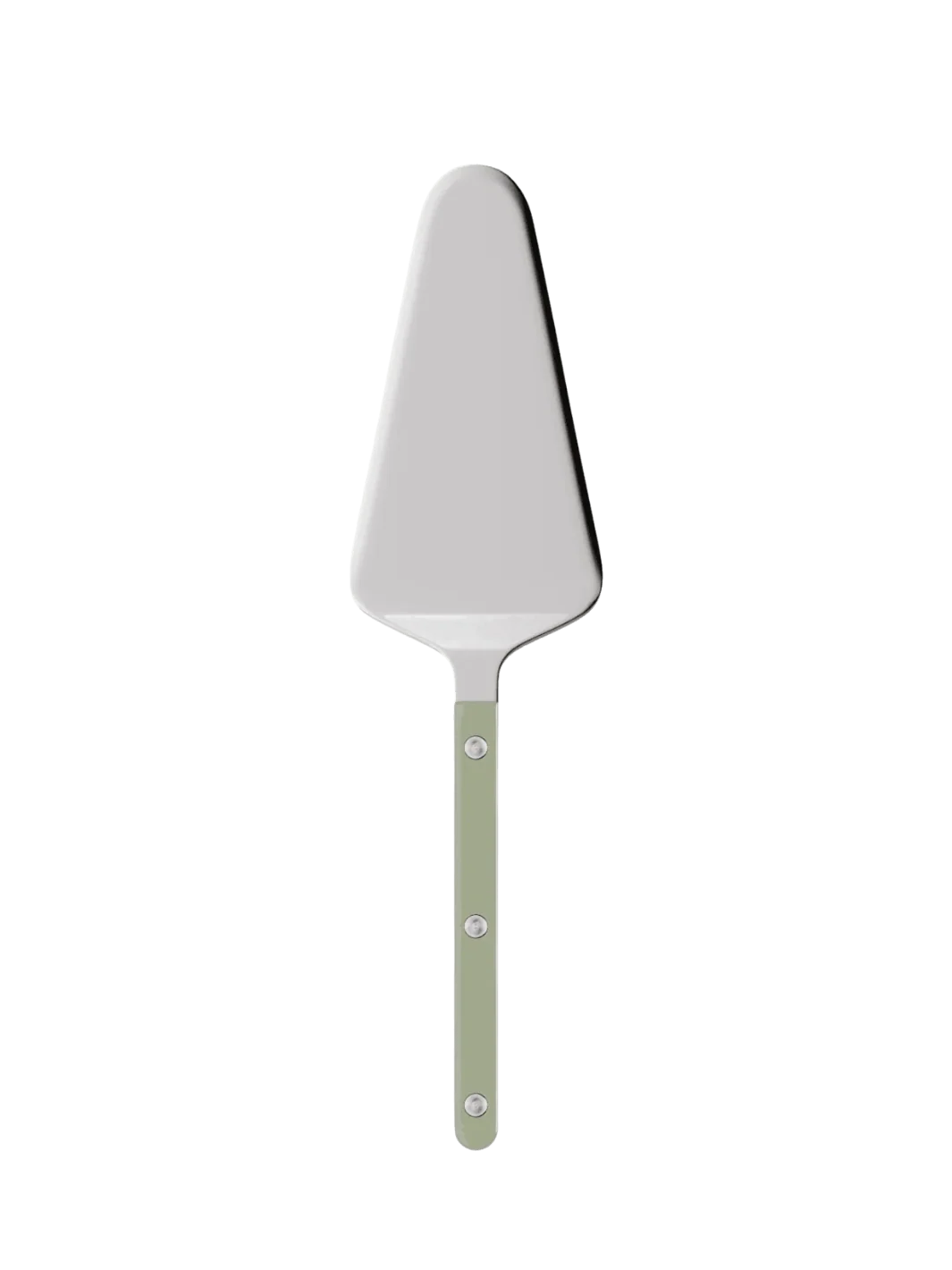 Bistrot Solid Shiny Tart Server - Asparagus