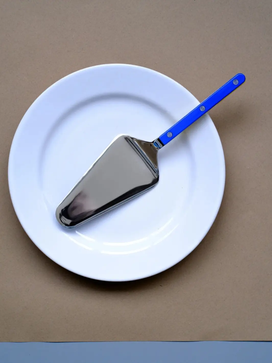 Bistrot Solid Shiny Tart Server - Lapis Blue - Image 2