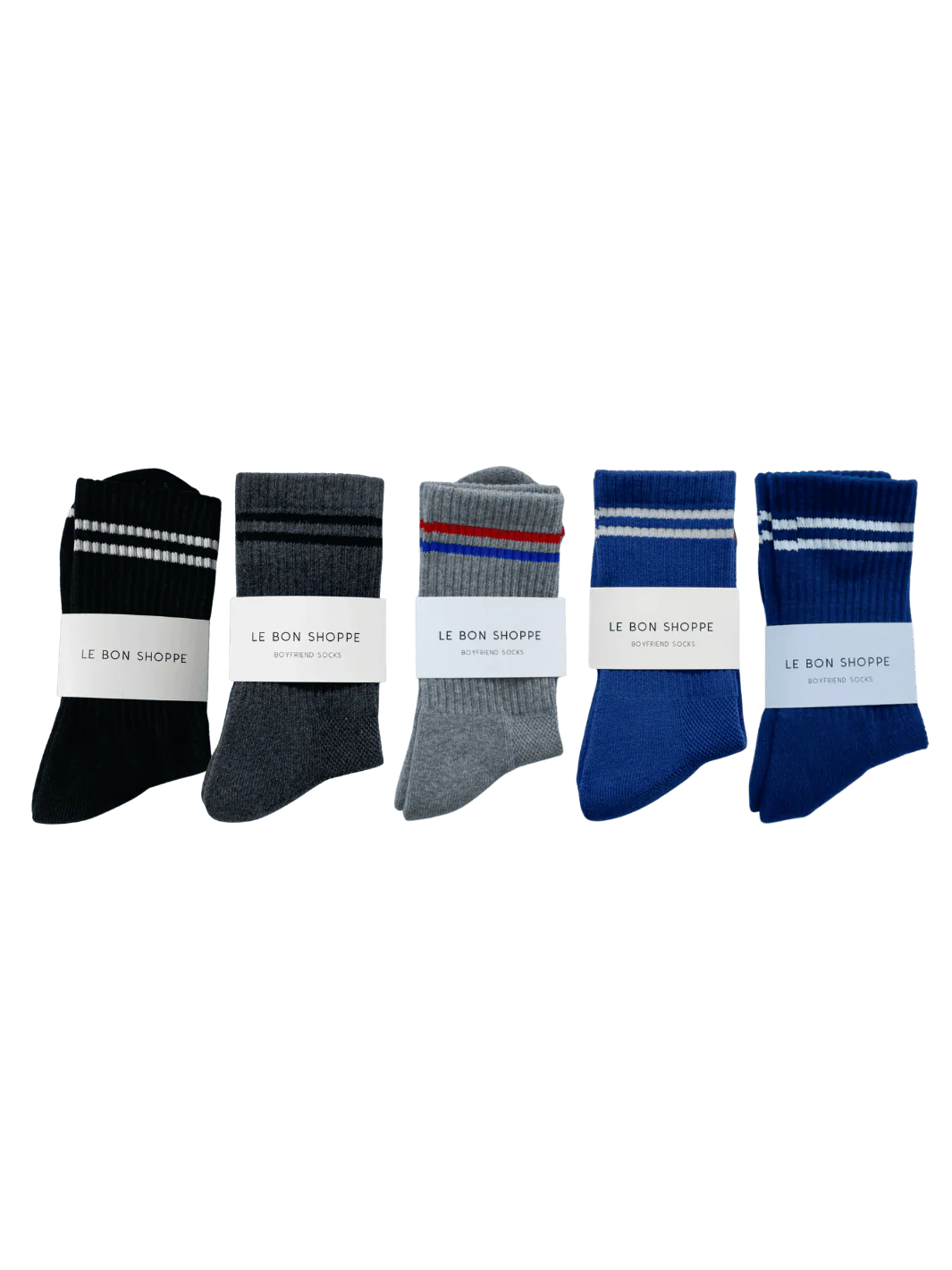 Boyfriend Sock Dark Bundle - Pack of 5