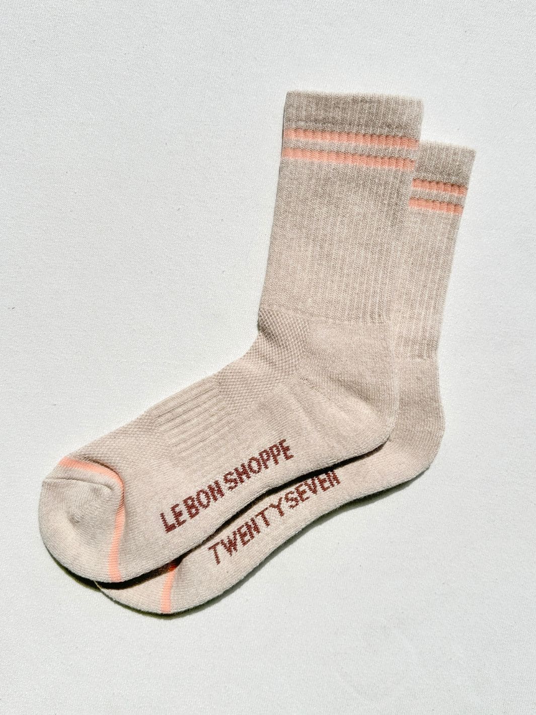 Boyfriend Sock White & Cream Bundle - Pack of 5 - Image 2