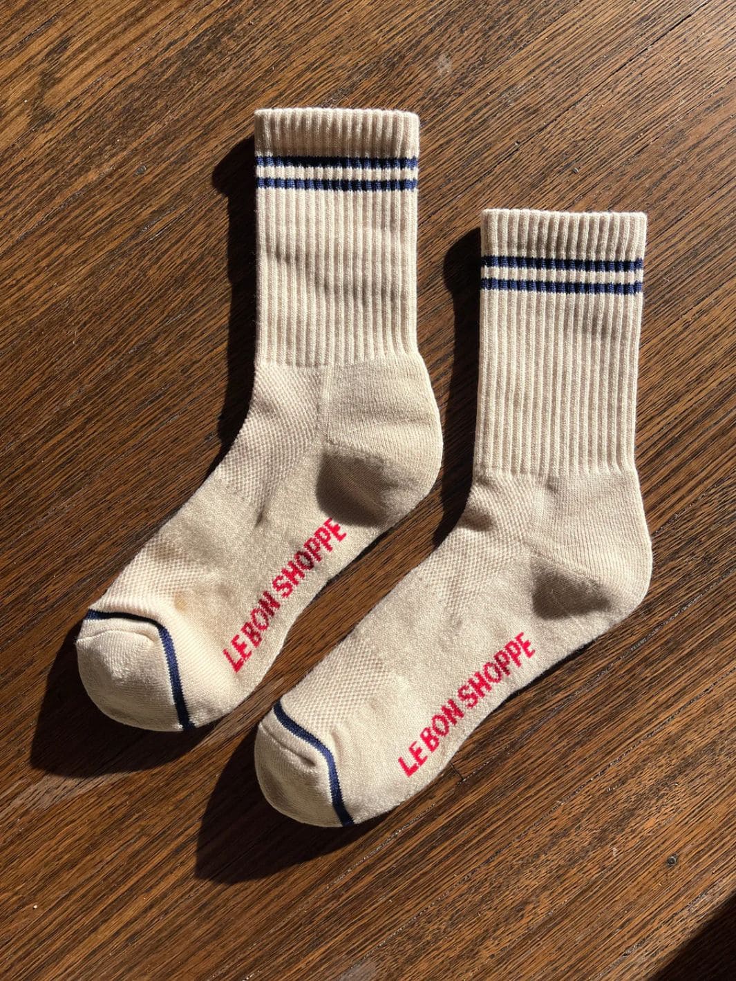 Boyfriend Sock White & Cream Bundle - Pack of 5 - Image 6