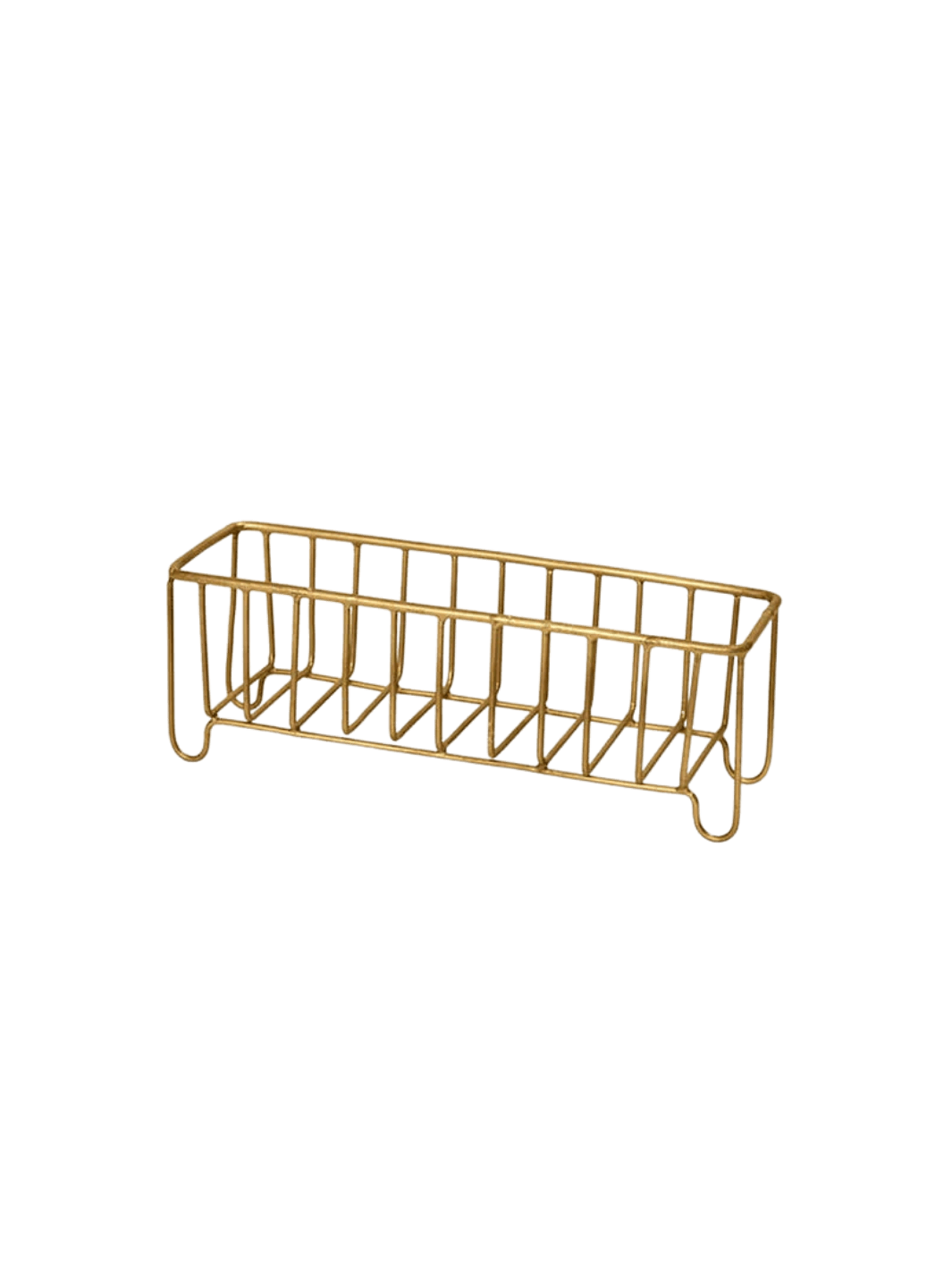 Brass Wire Basket Narrow