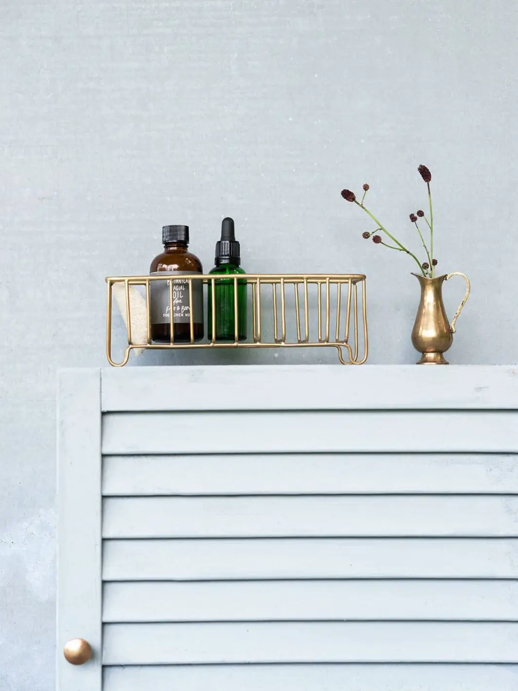 Brass Wire Basket Narrow - Image 2