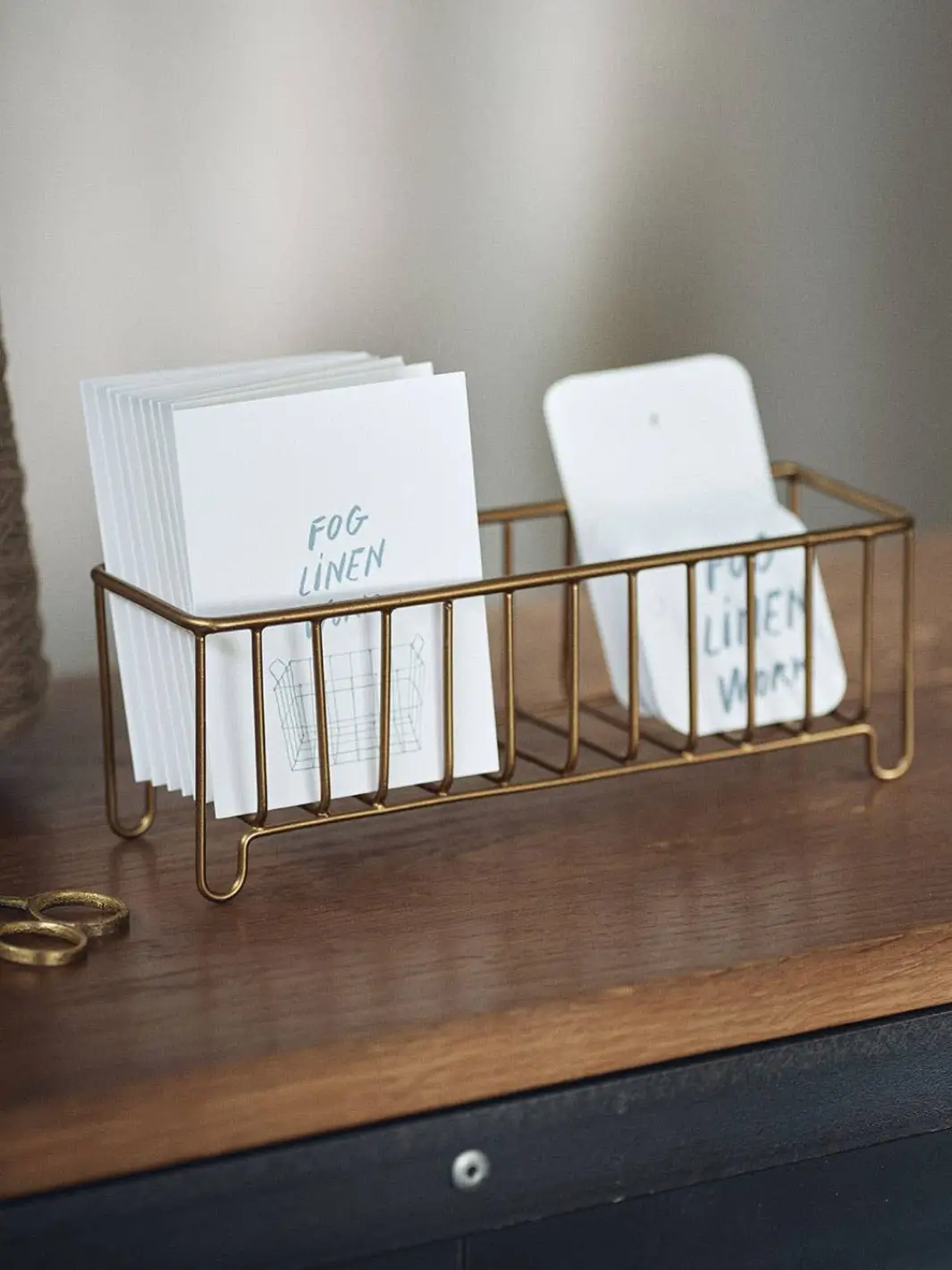 Brass Wire Basket Narrow - Image 3