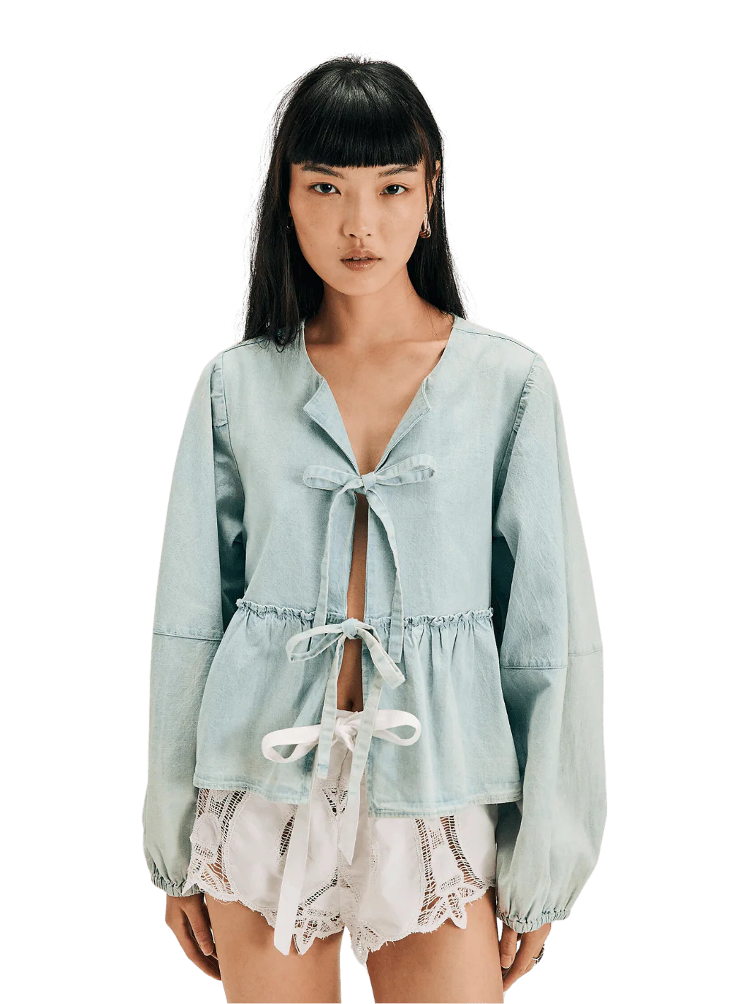 Brunch Babe Denim Blouse