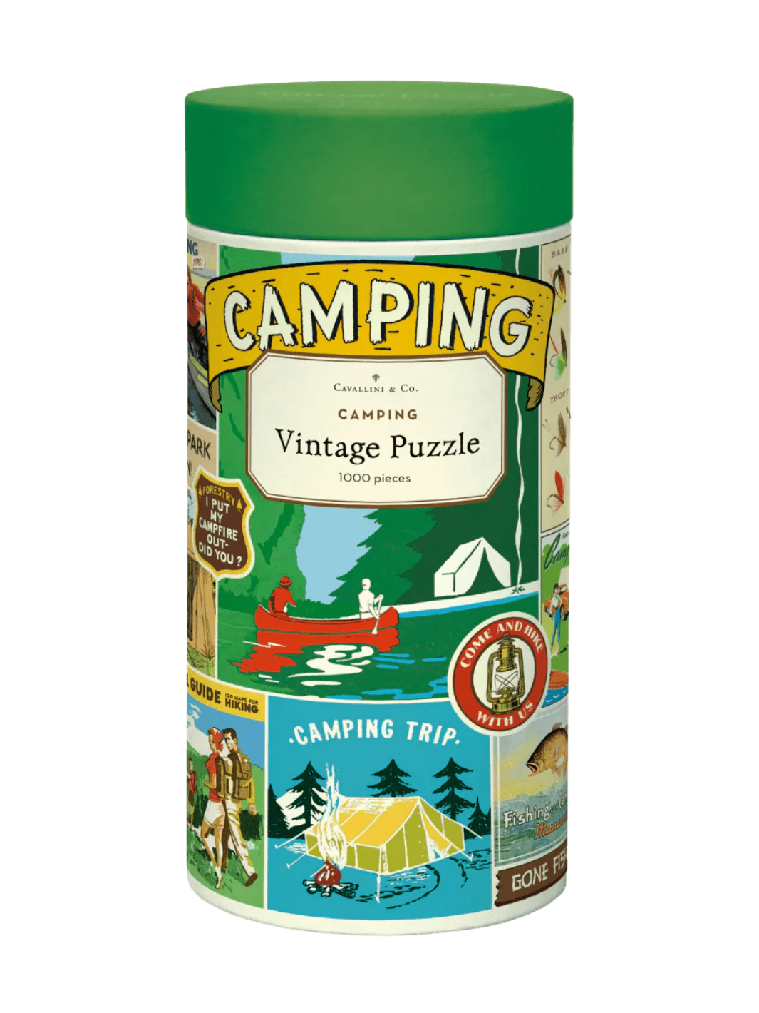 Camping 1000 Piece Vintage Puzzle