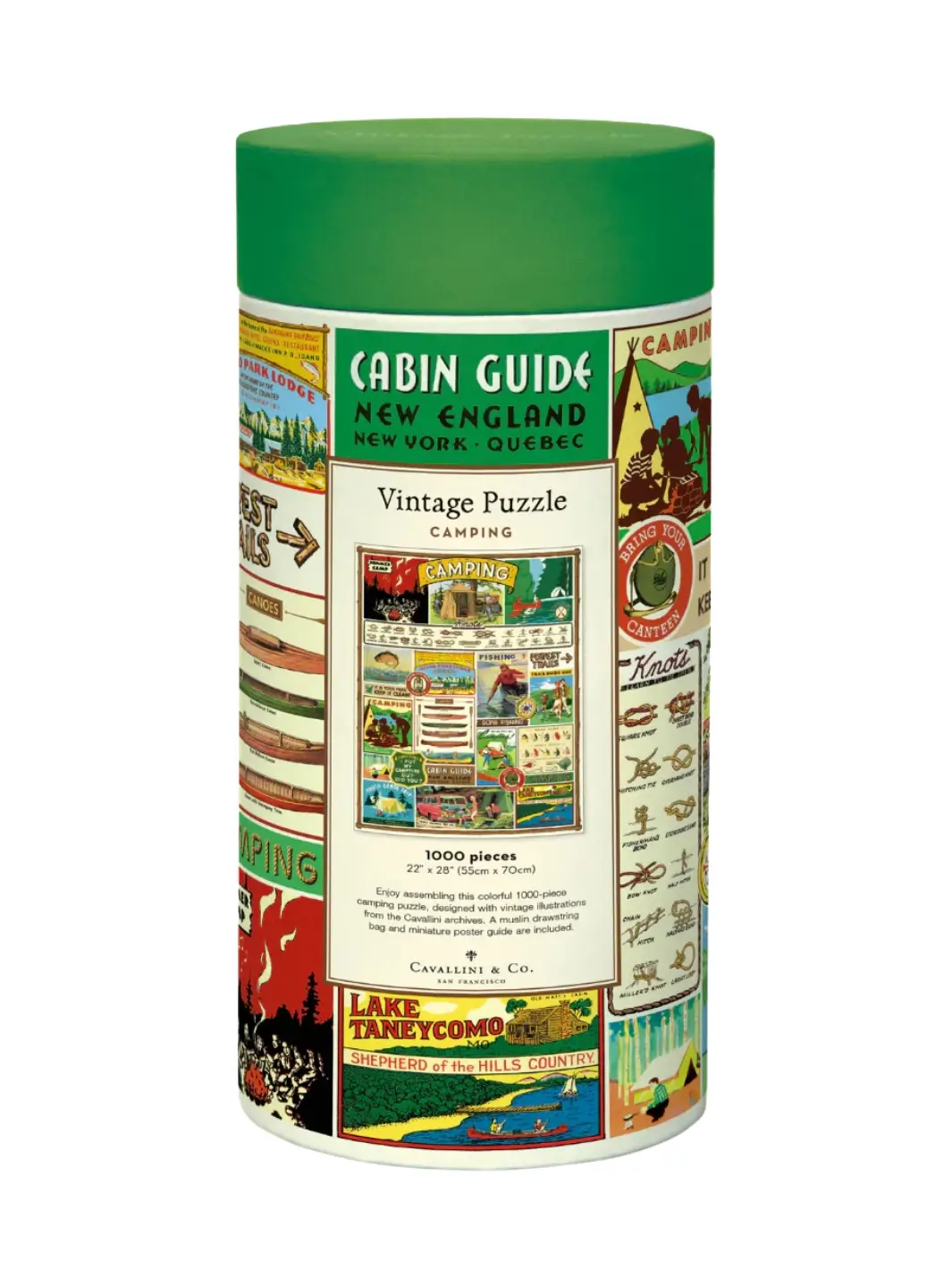 Camping 1000 Piece Vintage Puzzle - Image 3