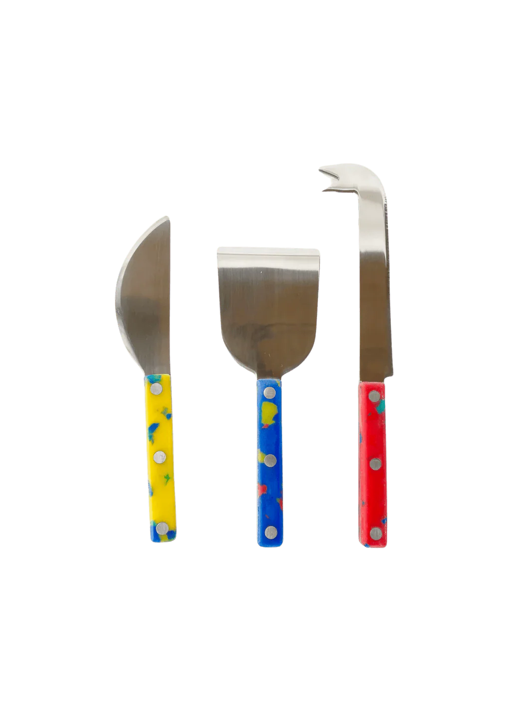 Cheese Knives - Red/Yellow/Blue