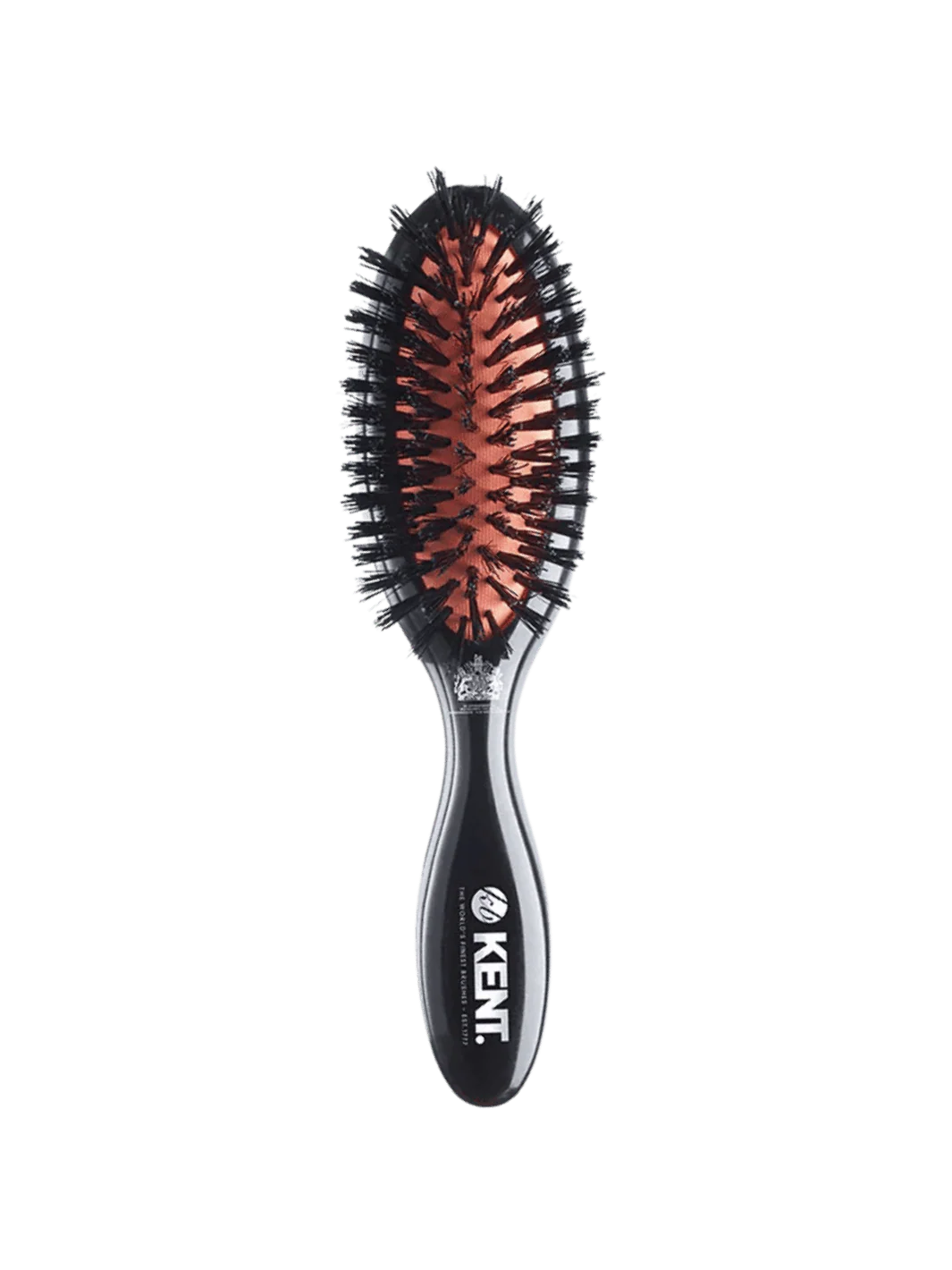 Classic Shine Small Pure Black Bristle Hairbrush