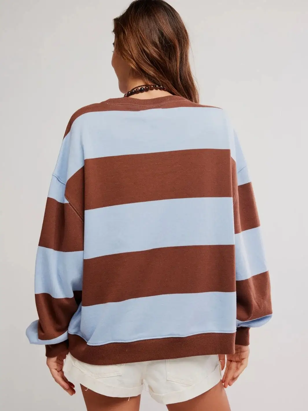 Classic Stripe Crew Wide - Periwinkle Combo - Image 4