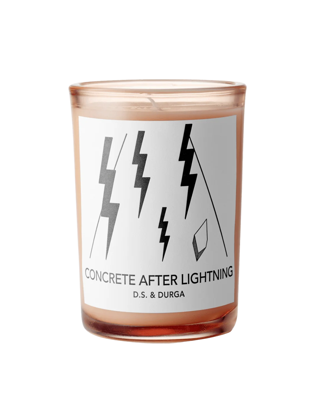 Concrete After Lightning Candle