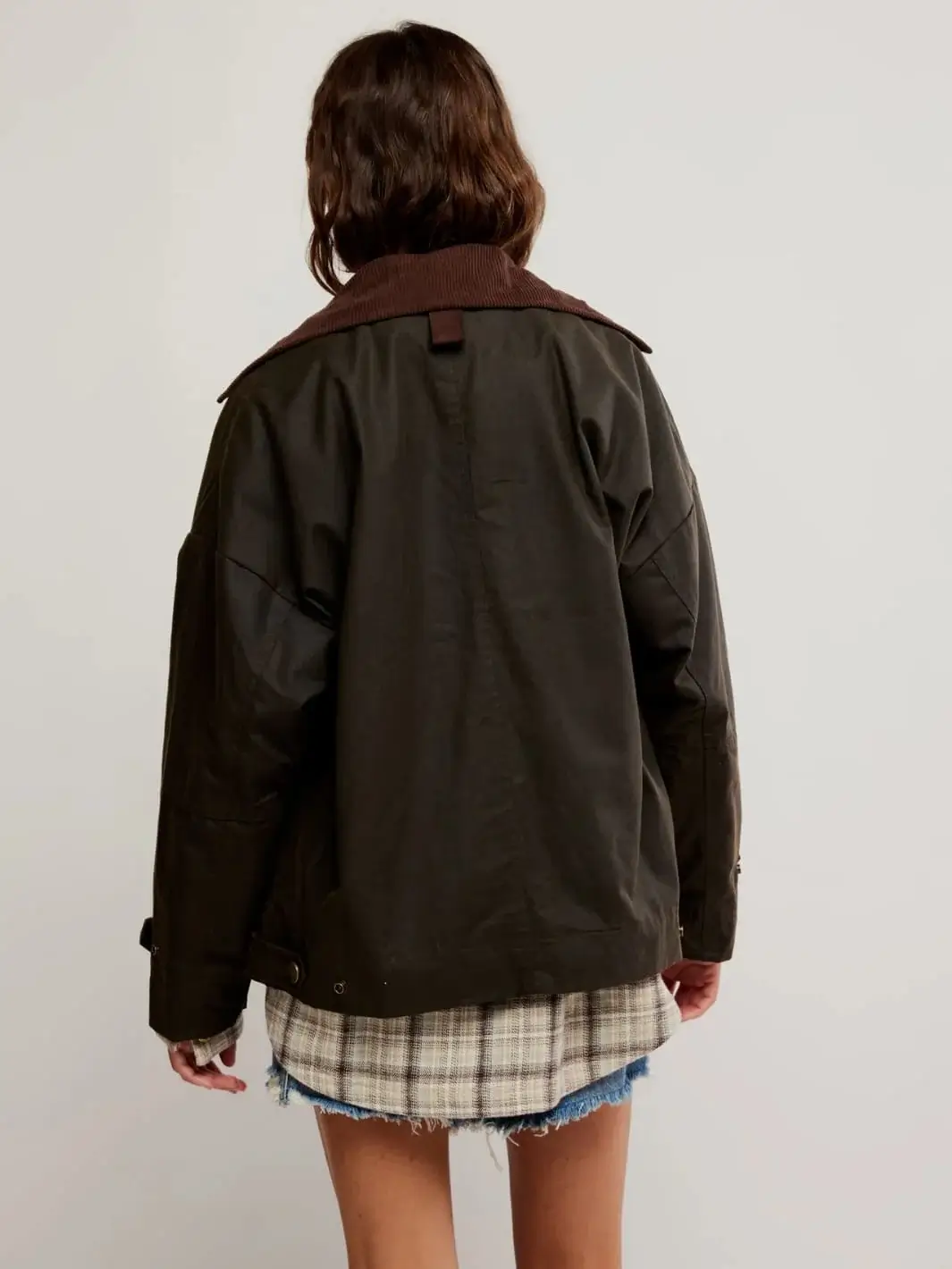 Cori Waxed Jacket - Olive - Image 4