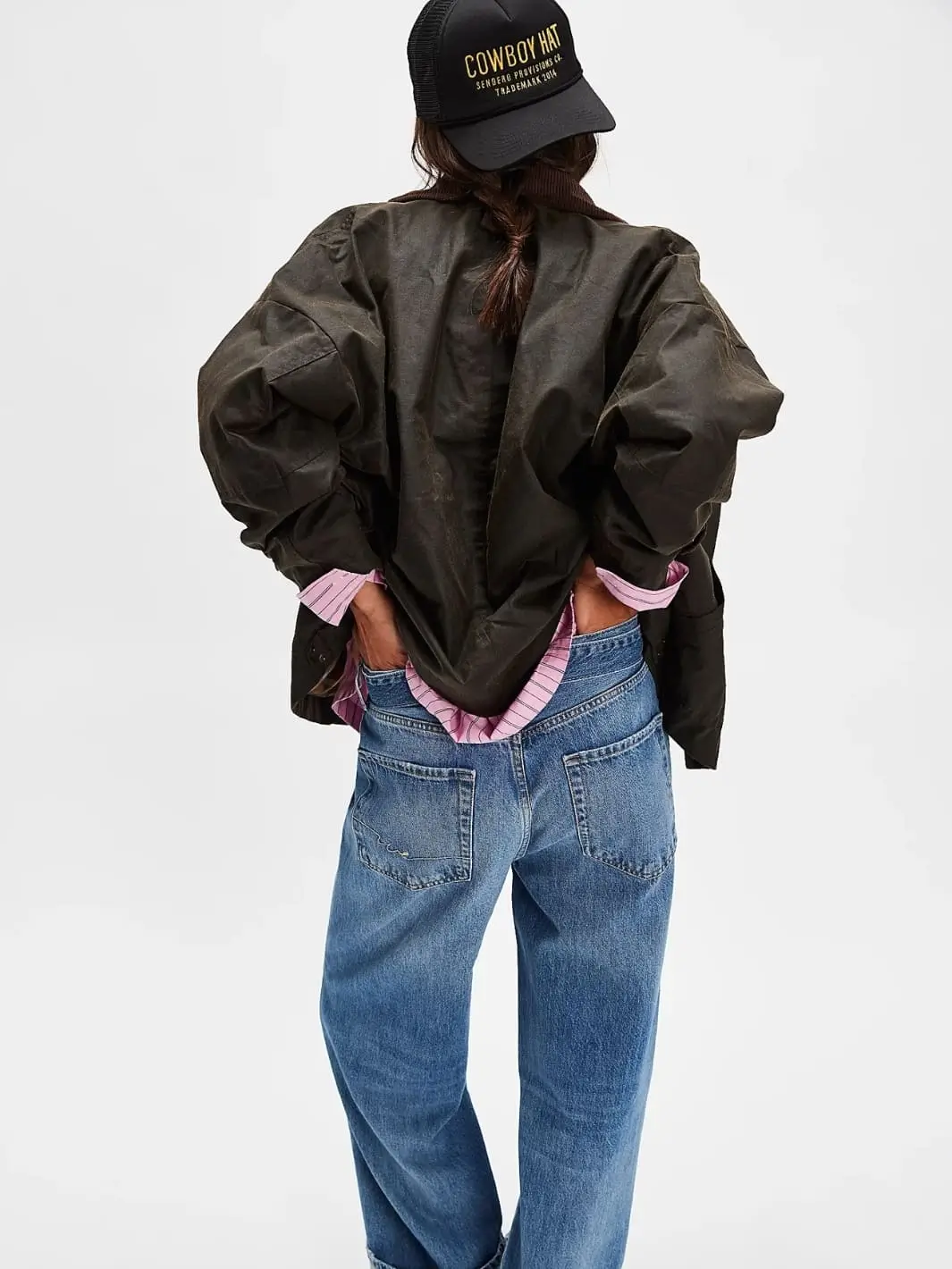 Cori Waxed Jacket - Olive - Image 7