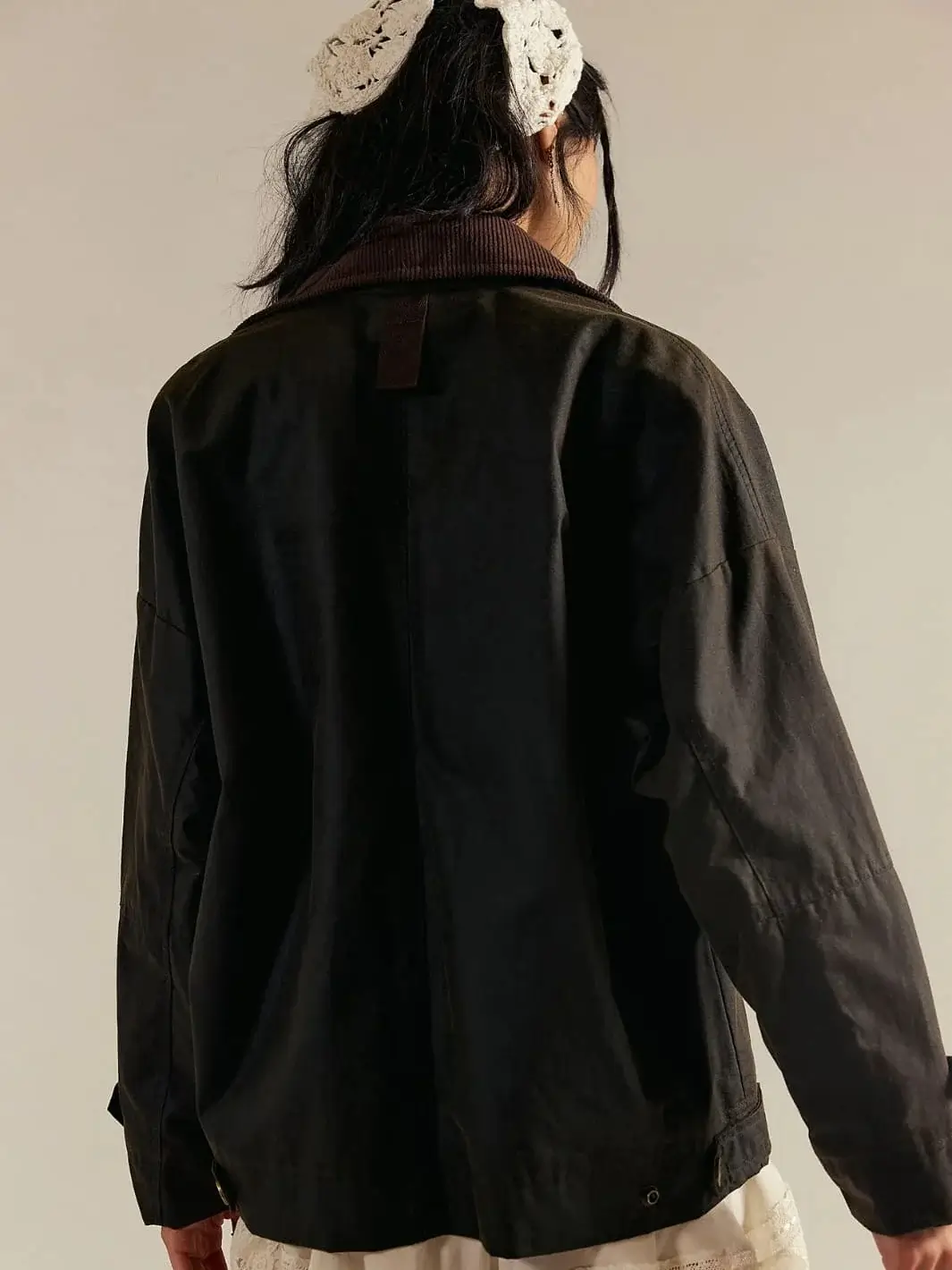 Cori Waxed Jacket - Olive - Image 9