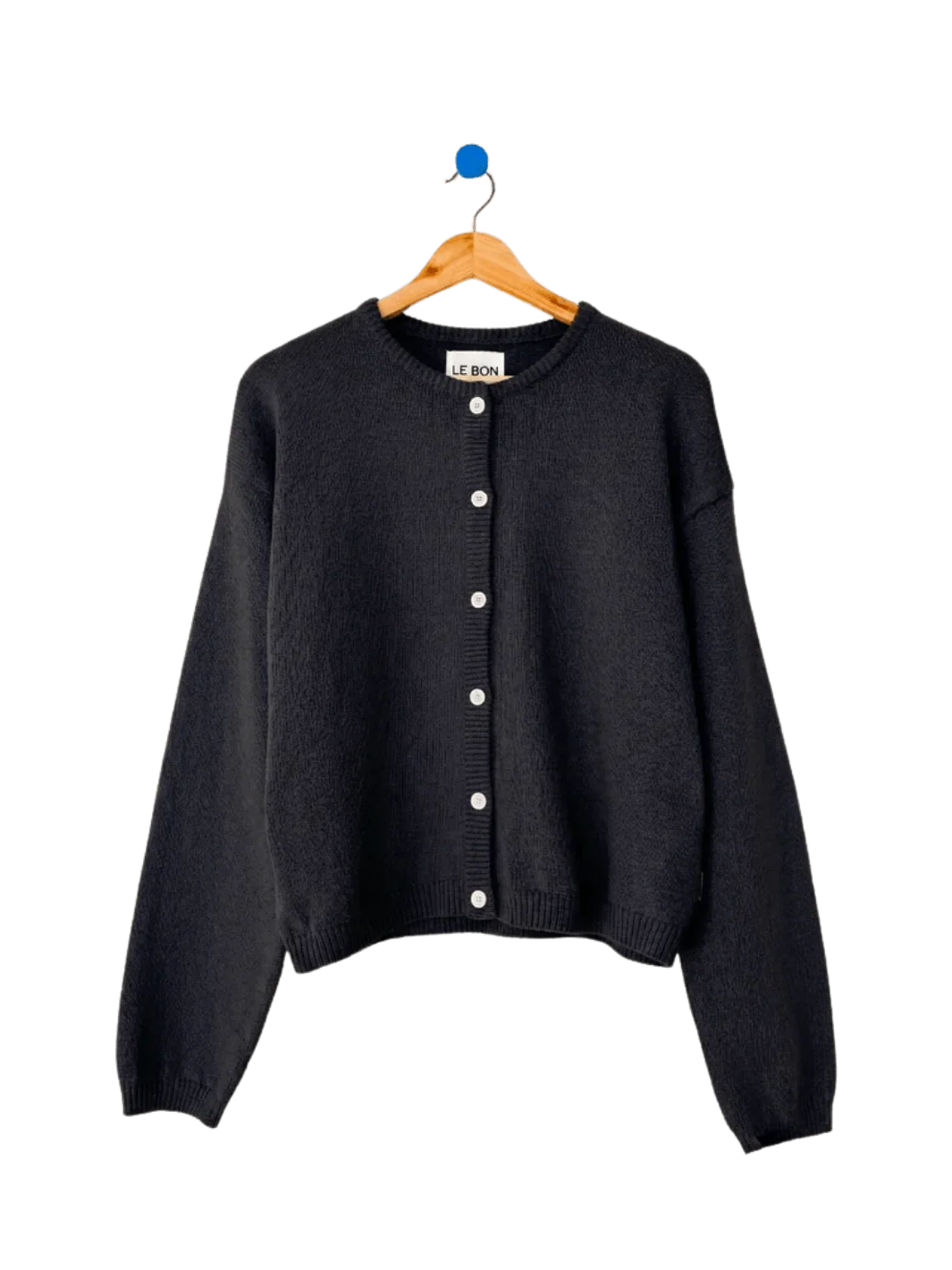 Cotton Leila Cardigan - Black