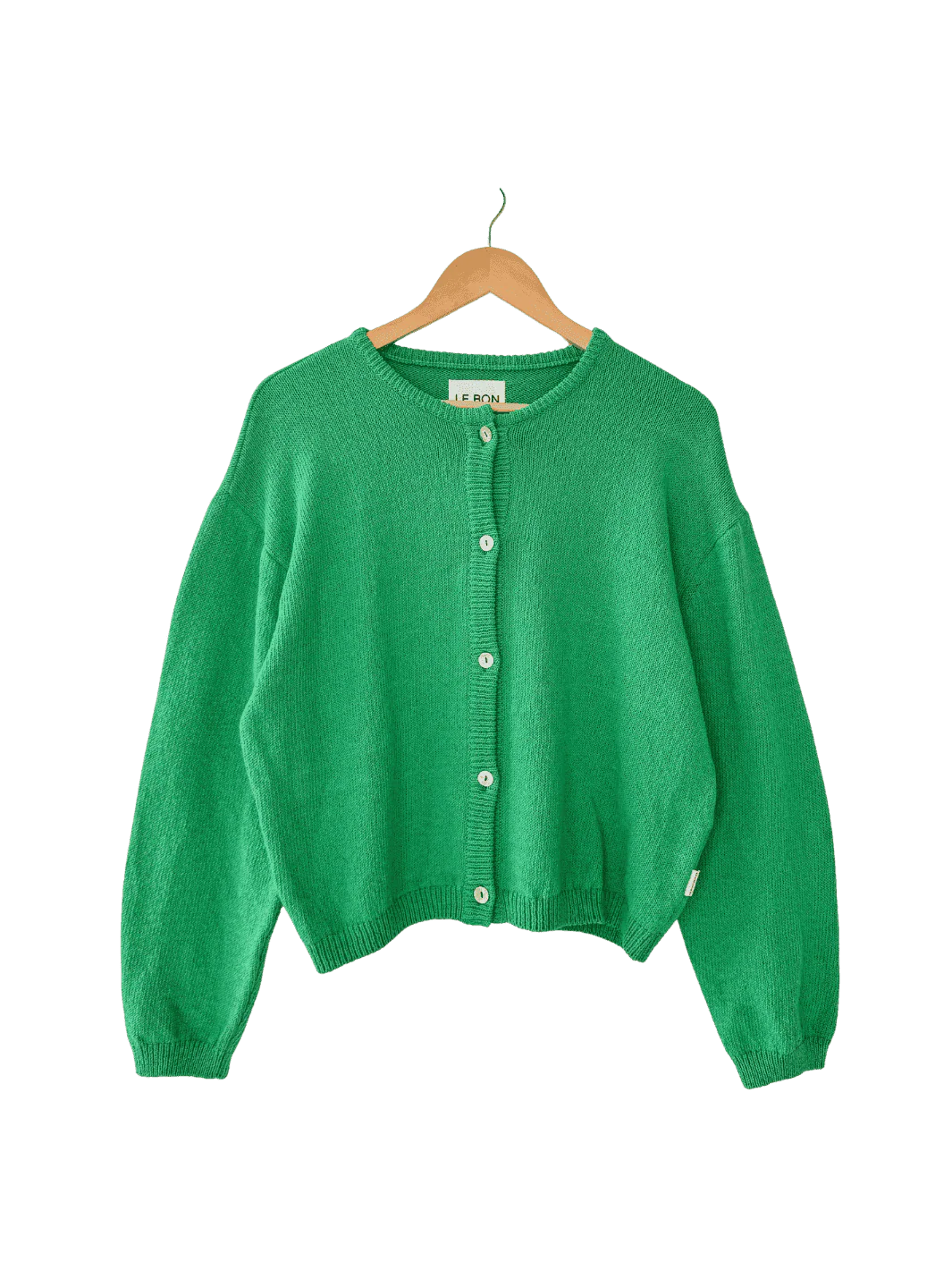 Cotton Leila Cardigan - Spring Green