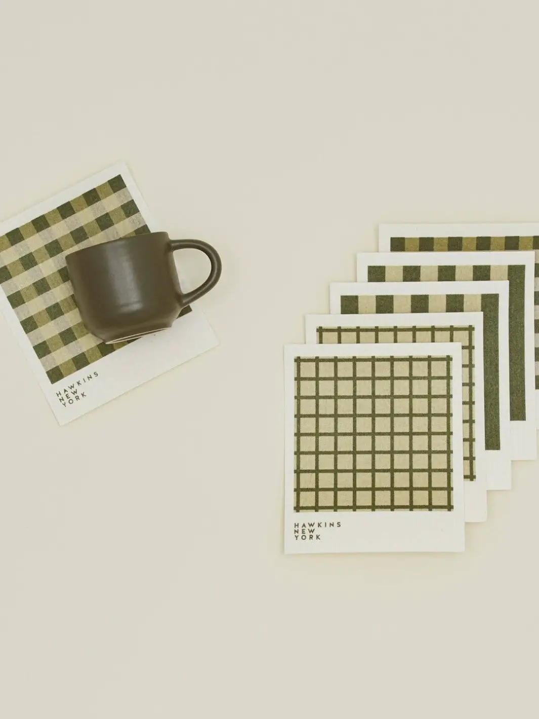 Essential Swedish Dishcloth - Olive / Sage (Set of 6) - Image 3