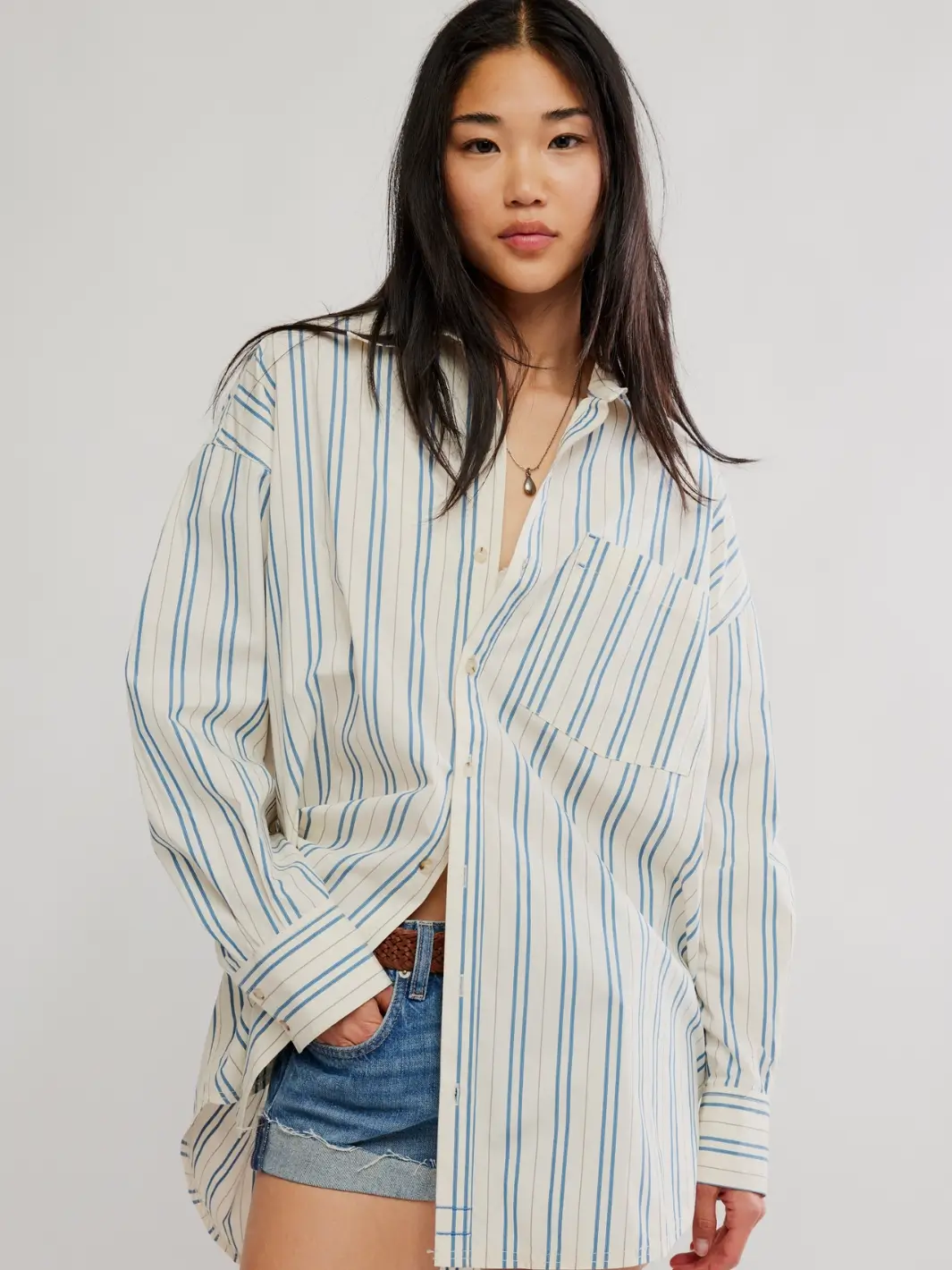 Freddie Striped Shirt - Ivory Combo - Image 2