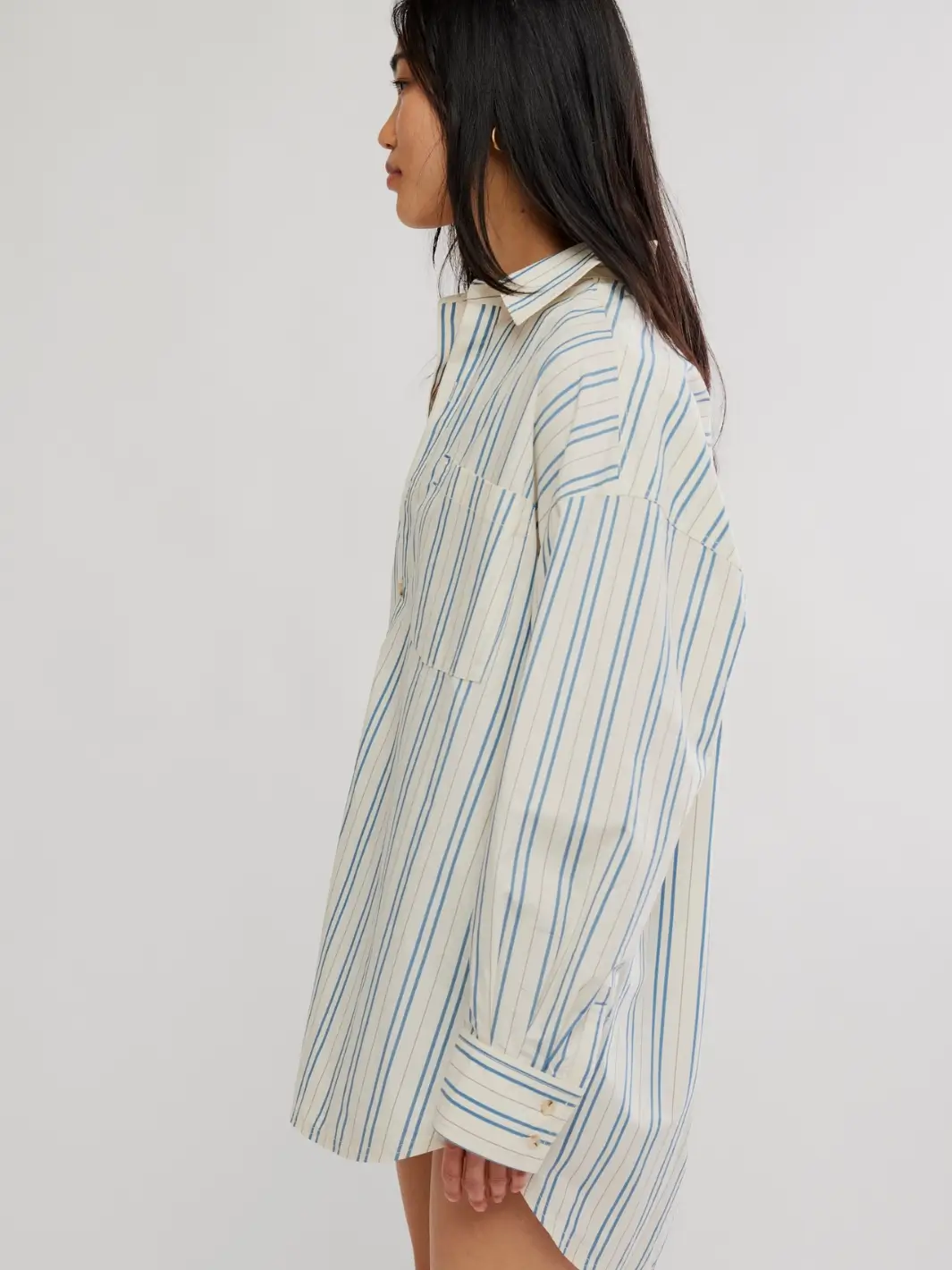 Freddie Striped Shirt - Ivory Combo - Image 3