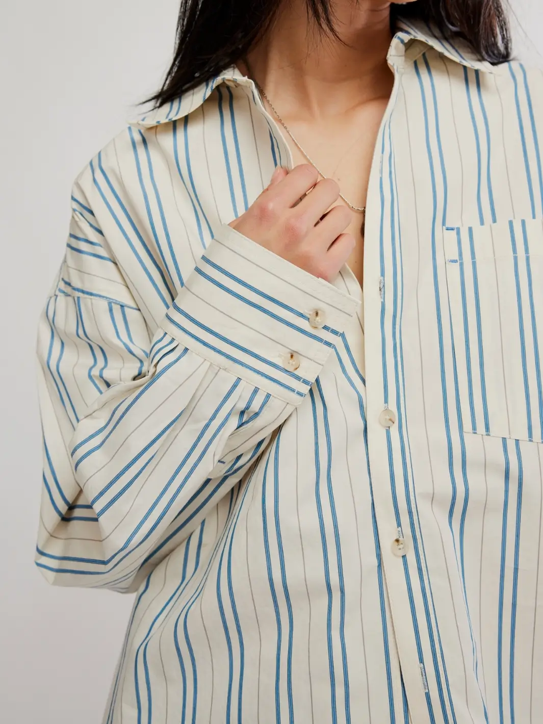Freddie Striped Shirt - Ivory Combo - Image 5