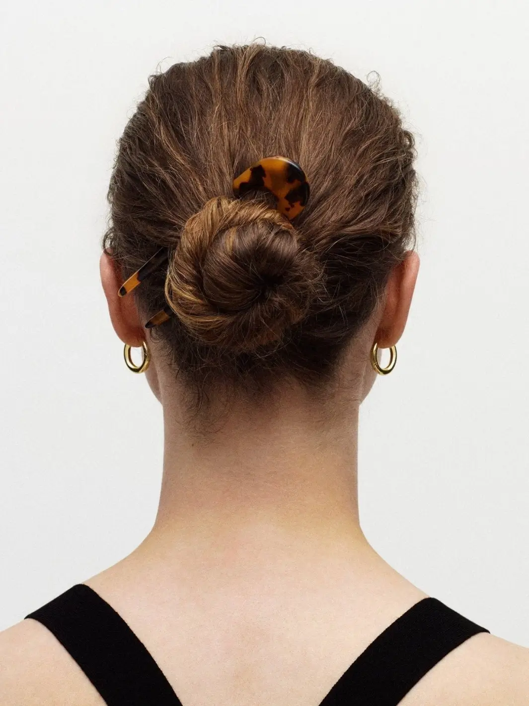 French Hair Pin in Classic Tortoise - Image 3