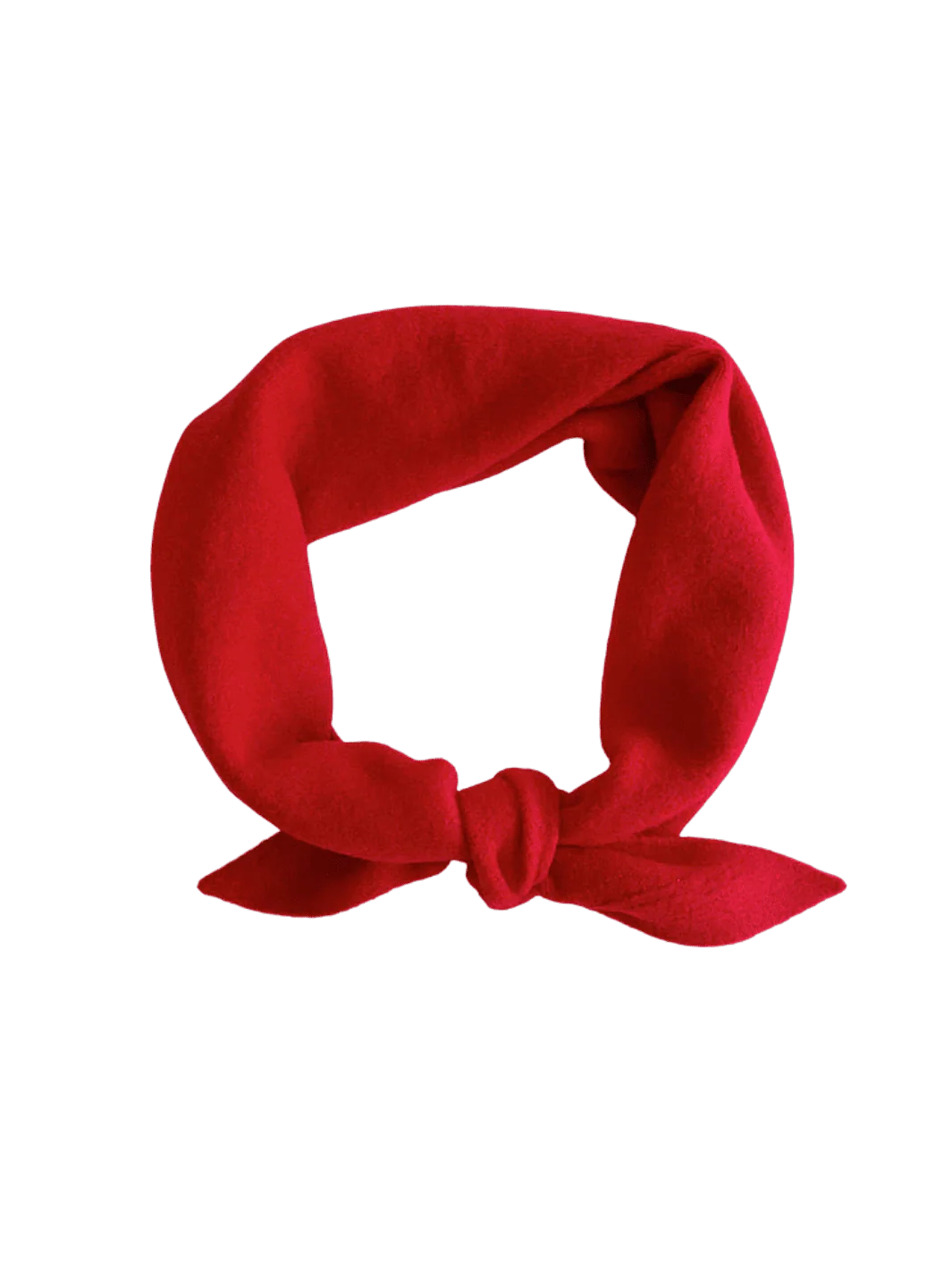 Fuzzy Wool Cravat Scarf