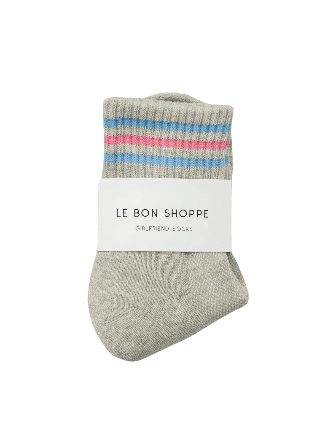 Girlfriend Sock - Bright Grey