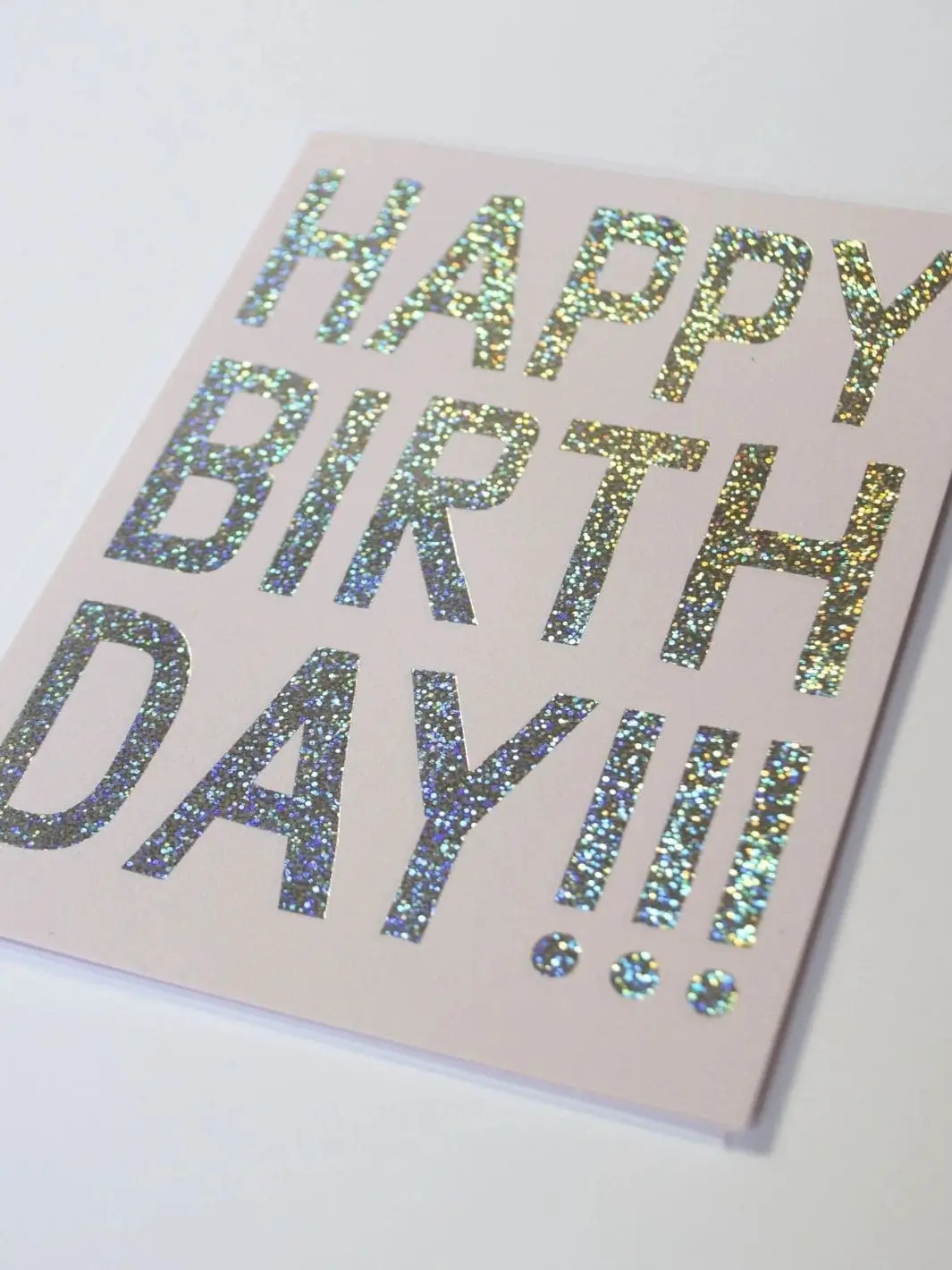 Glitter Hologram Foil Birthday Card - Image 2