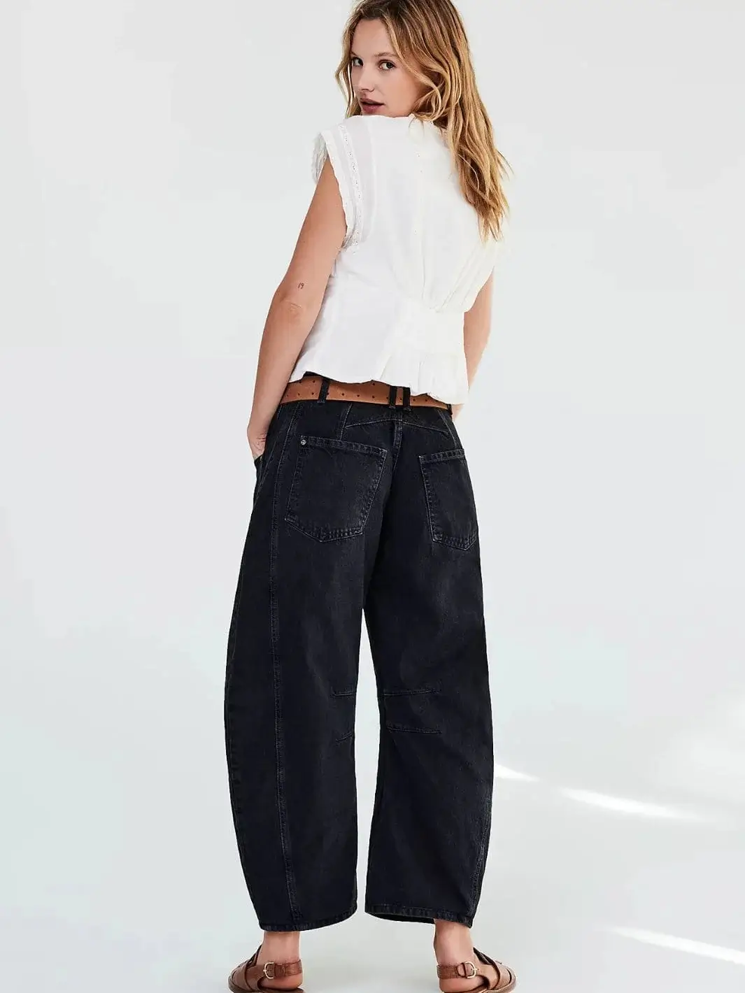 Good Luck Mid-Rise Barrel Jeans - Soundwave - Image 2