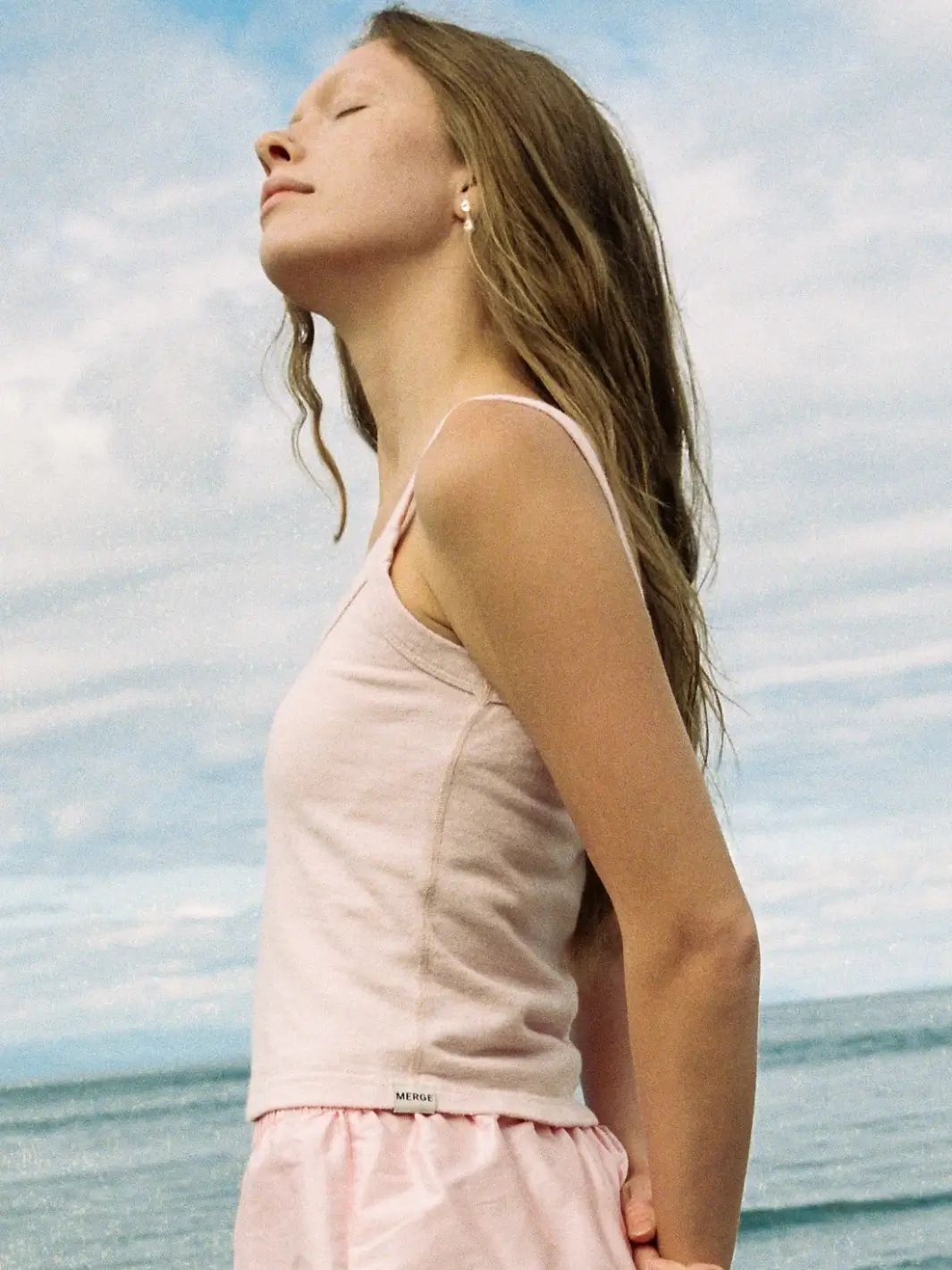 Hemp Breeze Tank Top - Pink Cream - Image 3