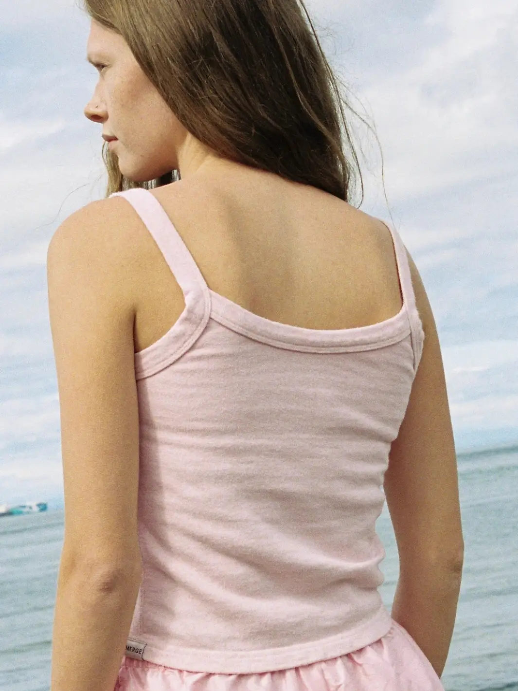 Hemp Breeze Tank Top - Pink Cream - Image 4