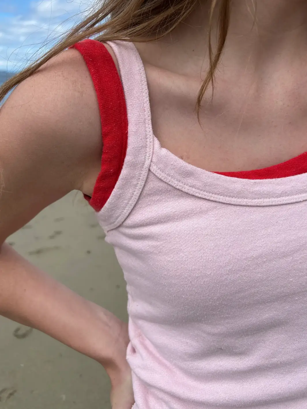 Hemp Breeze Tank Top - Pink Cream - Image 6