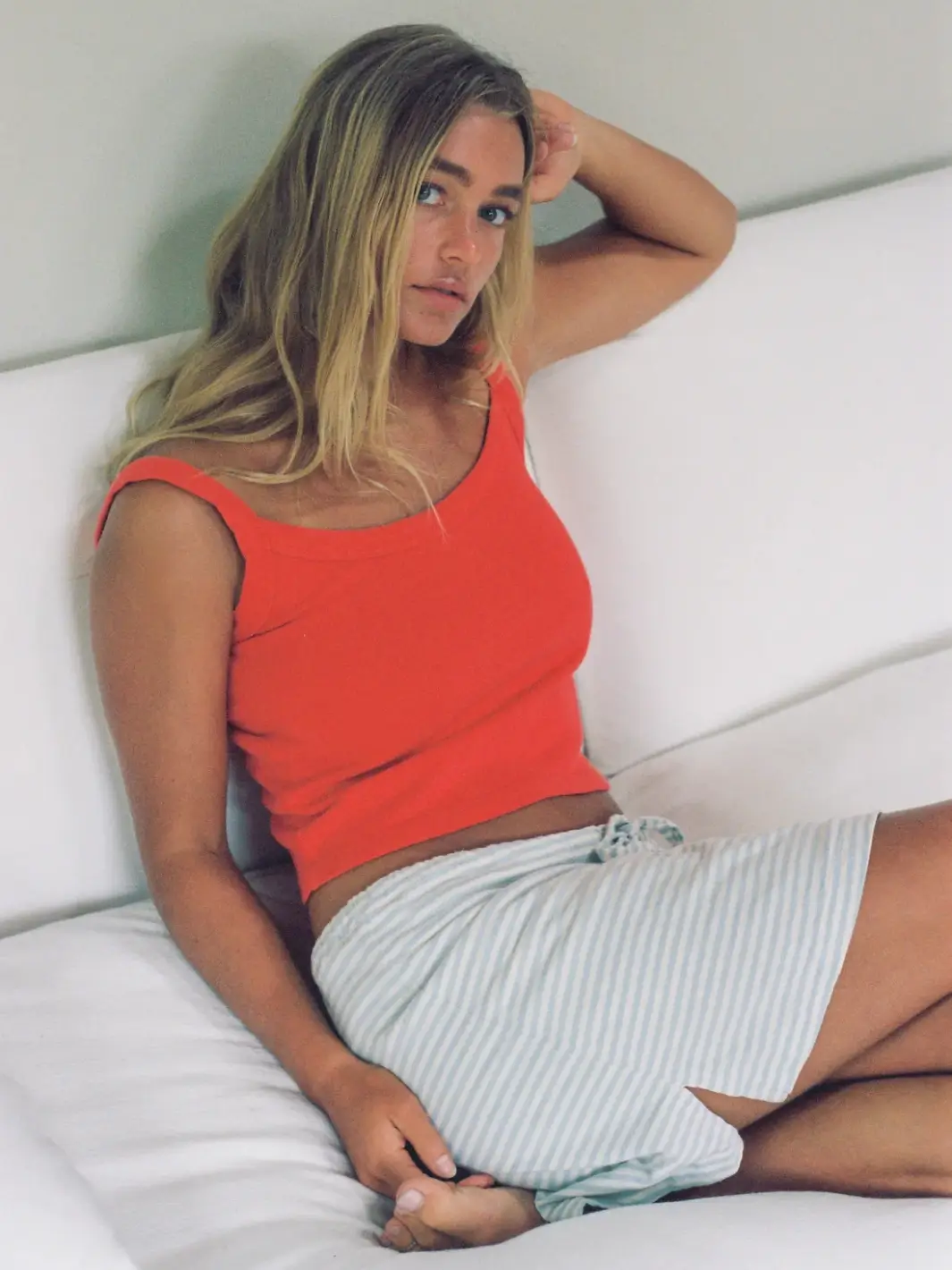 Hemp Breeze Tank Top - Poppy Red - Image 3