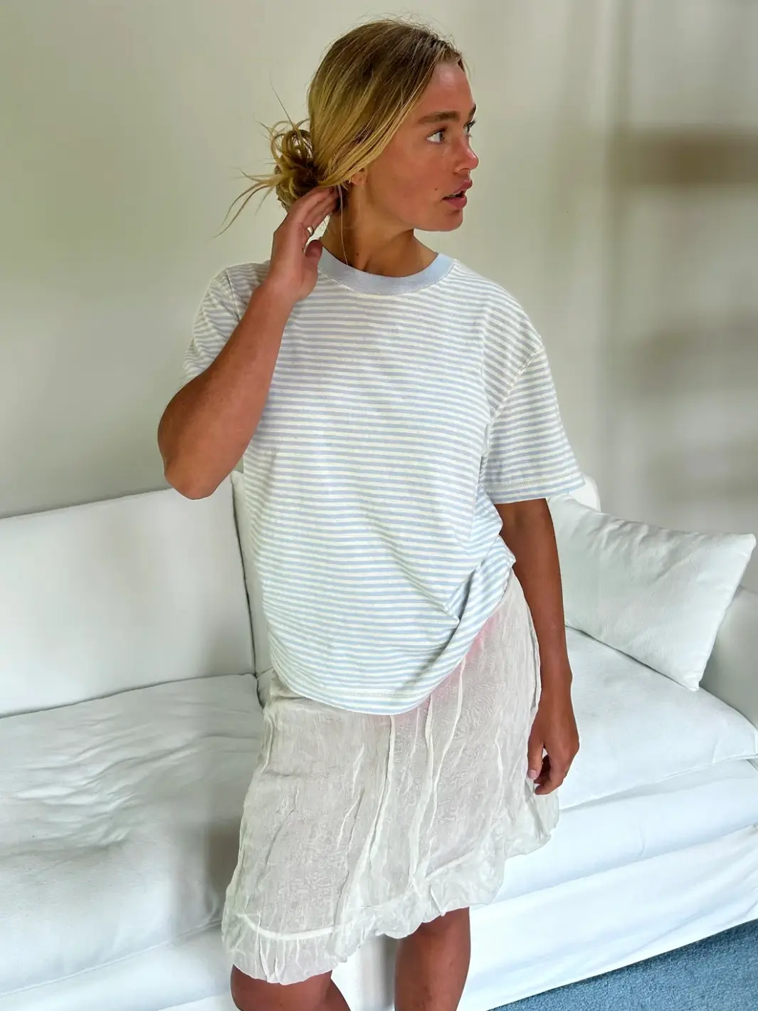 Hemp Rover Tee - Daydream Stripes - Image 5
