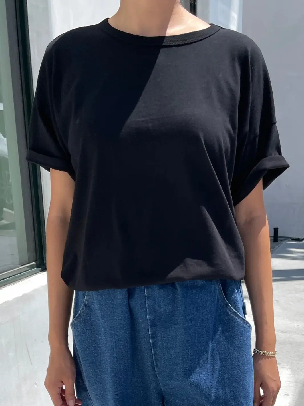 Her Tee - True Black - Image 2