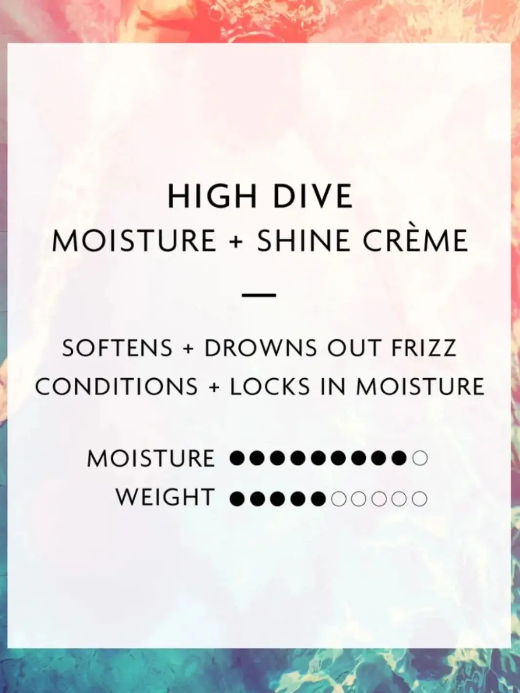HIGH DIVE Moisture & Shine Crème - Image 5