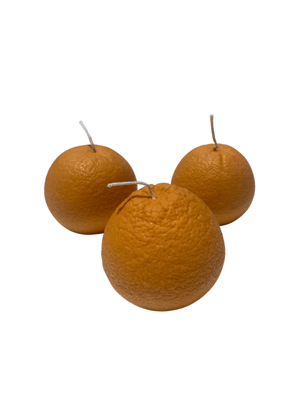 Large Orange Candle