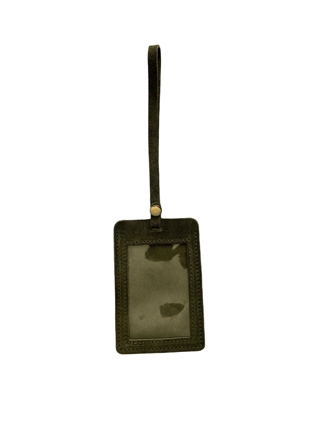 Suede Luggage Tag