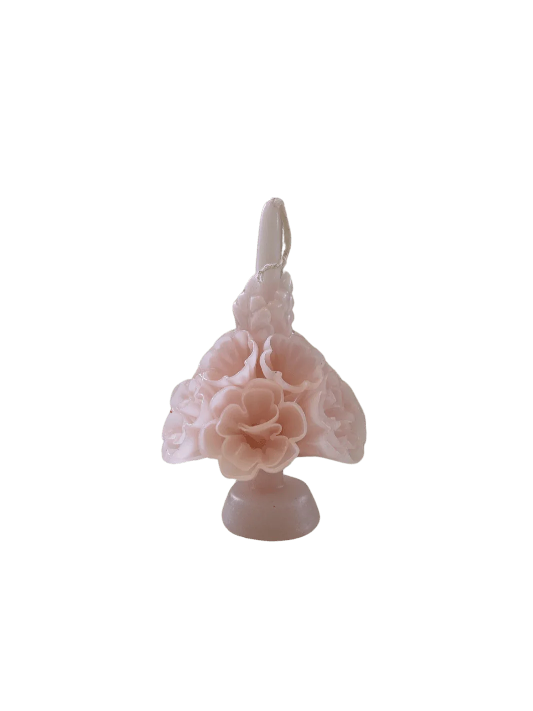 Small Flaked Candle - Light Pink
