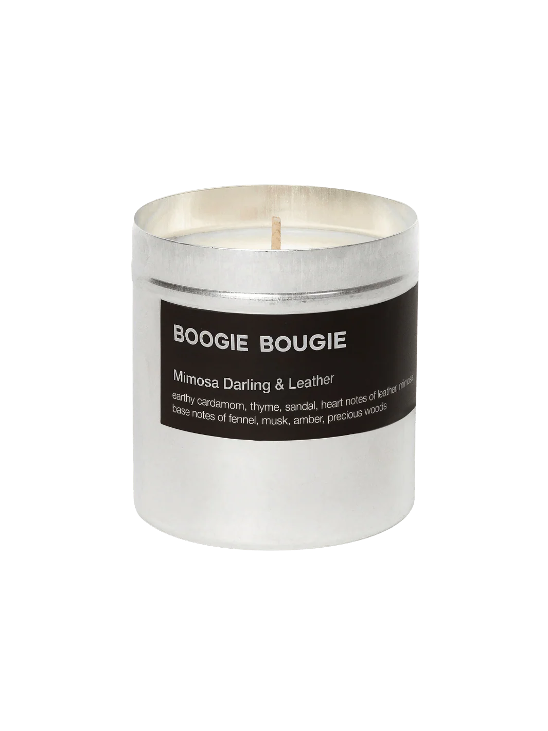 Mimosa Darling & Leather Candle