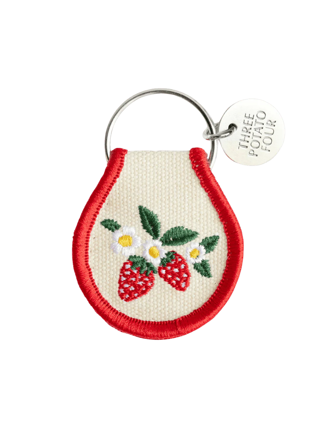 Patch Keychain - Strawberry Blossom