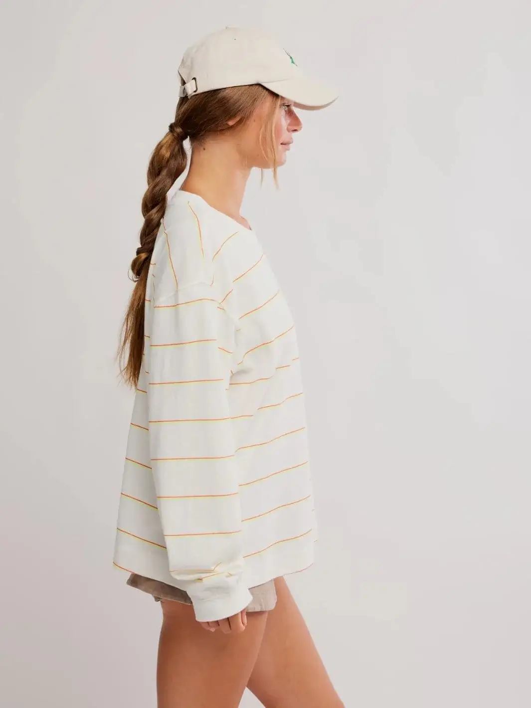 Printed Hustle Layer - Awning Stripe Ivory - Image 3